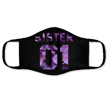 Discover COUPLE FLOWER SISTER 01 Face Masks