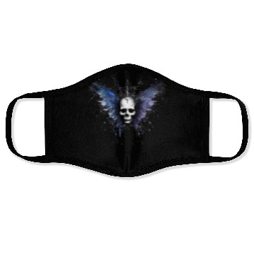 Discover Gothic Skull Fairy Butterfly Celestial Space Galax Face Masks