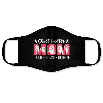 Discover Ghost Hunter Mom The Idol Haunting Ghost Hunters Face Masks