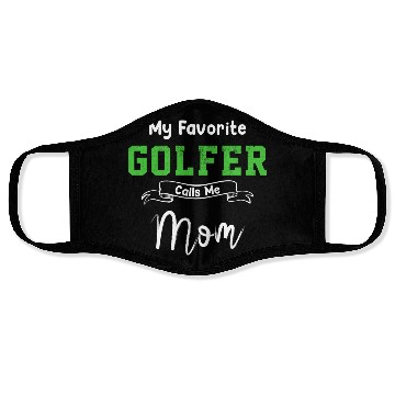 Discover Mothers day golfer mom Face Masks