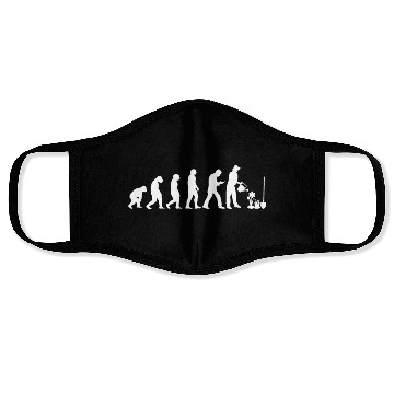 Discover Gardener Landscape-Gardeners Farmers Evolution Face Masks