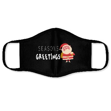 Discover Seasons greetings Christmas outfits Face Masks
