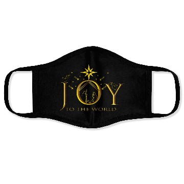 Discover Joy to the world Face Masks