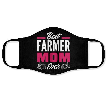Discover Best Farmer Mom Ever Funny Farmer Gift Face Masks