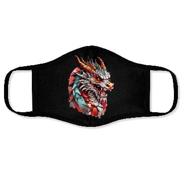 Discover Chinese Dragon Head Face Masks design