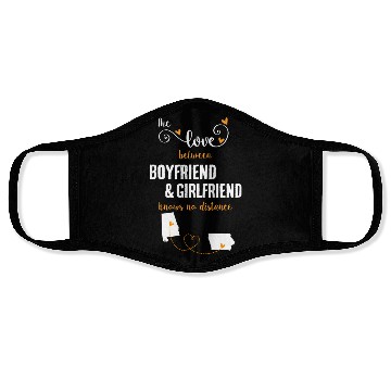 Discover Love Between BF And GF Albm To Iowa Gift Face Masks
