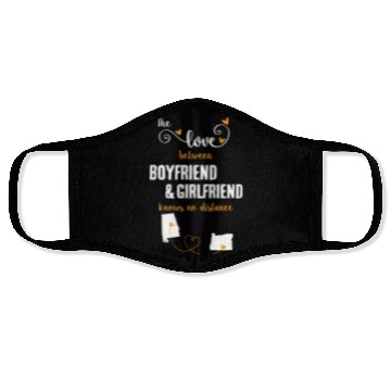 Discover Love Between BF And GF Albm To Oregon Gift Face Masks