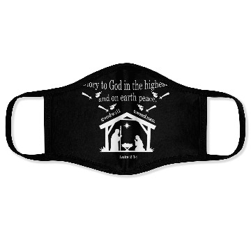 Discover “Glory to God in the highest Face Masks