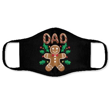 Discover Gingerbread Dad, Family holiday tees, Face Masks