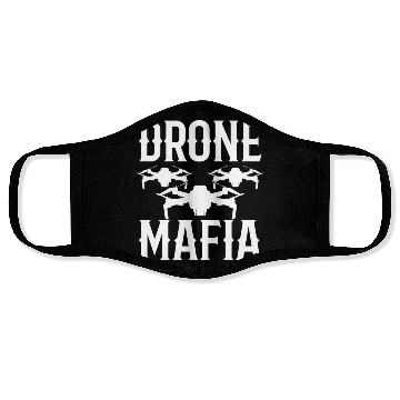 Discover Funny Drone Pilot Drone Lover Face Masks