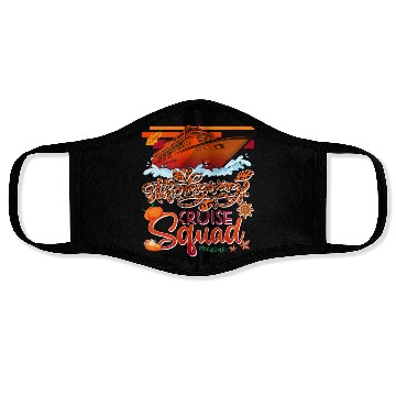 Discover Thangiving Cruise Squad Cruise Ship Fall Pumpkins Face Masks