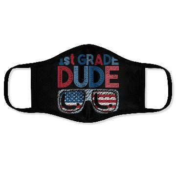 Discover Kindergarten Teacher Funny Student 1st Graduation Face Masks