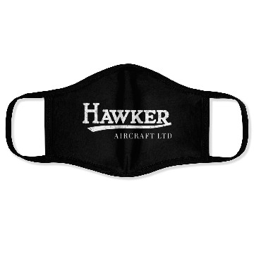 Discover Hawker Aircraft Vintage Logo Face Masks