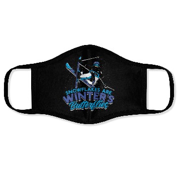 Discover Snowflakes are winter's butterflies - Ski Face Masks