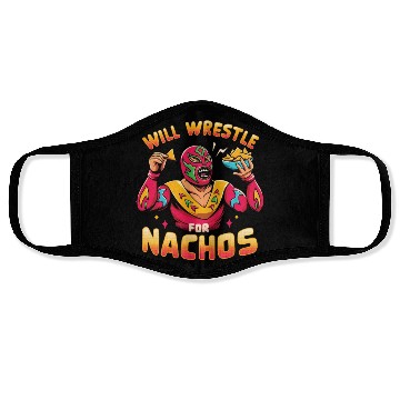 Discover Mexican Wrestling Wrestler Lucha Libre Nacho Face Masks