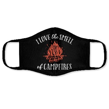 Discover Campfire Camg Hiking Camper Face Masks