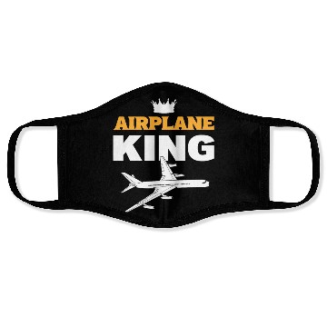 Discover Airplane King Soldiers Or Armed Forces Gift Face Masks