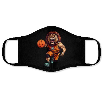 Discover Basketball lion Face Masks