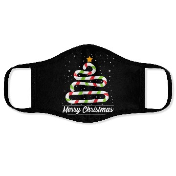 Discover Candy Cane Tree Christmas Xmas Holidays Santa Hat Face Masks