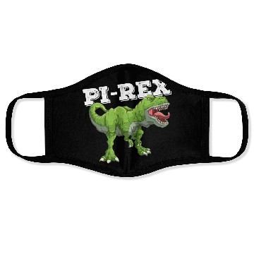 Discover Pi Rex Day Dinosaur Math Mathematics Face Masks