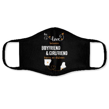 Discover Love Between BF And GF Arkansas To Maine Gift Face Masks