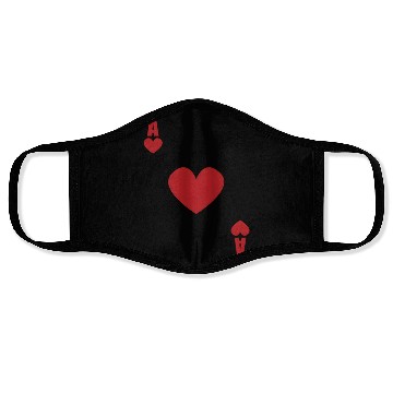Discover Ace Of He Poker Card Blackjack Texas Holdem Poker Face Masks