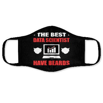 Discover Have Beards Nerd or Intelligent Gift Face Masks
