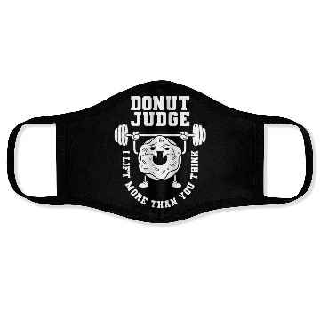 Discover Fitness Donut Funny Donut Gym Face Masks