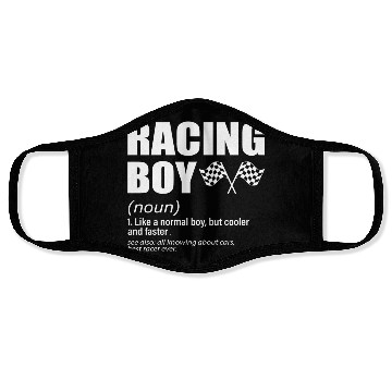 Discover Racing Boy Face Masks