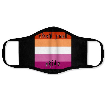 Discover lesbian pride Face Masks