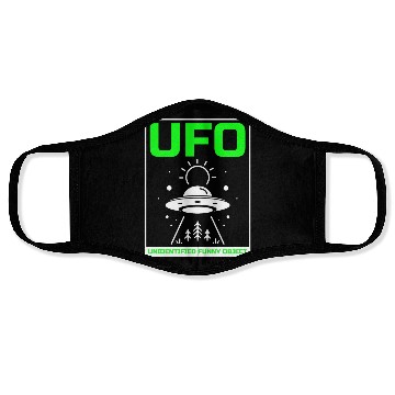 Discover Alien, Aliens, UFO, UAP, Space Unknown Flight Face Masks