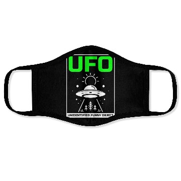 Discover Alien, Aliens, UFO, UAP, Space Unknown Flight Face Masks