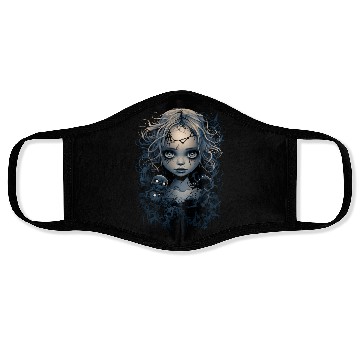 Discover Gothic Girl Halloween Fantasy Dark Face Masks