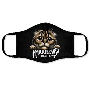 Discover Scottish fold More Treats 27 - Cute realistic cat Face Masks