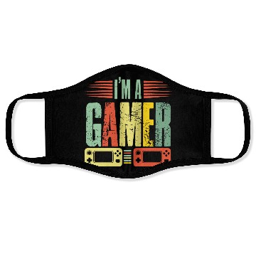 Discover Im a gamer Face Masks
