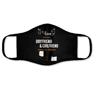 Discover Love Between BF And GF Arizonna To Oregon Gift Face Masks