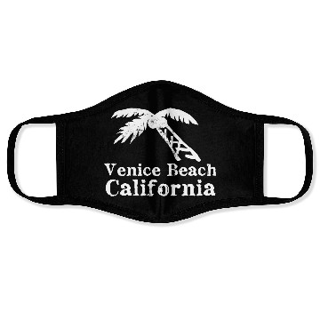 Discover Venice Beach California Palm Tree Souvenirs Gifts Face Masks