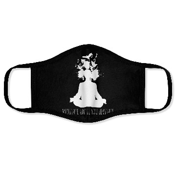 Discover Meditation Levitation Meditating Yoga Face Masks