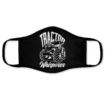 Discover Tractor Whisperer Funny Farmer Gift Face Masks