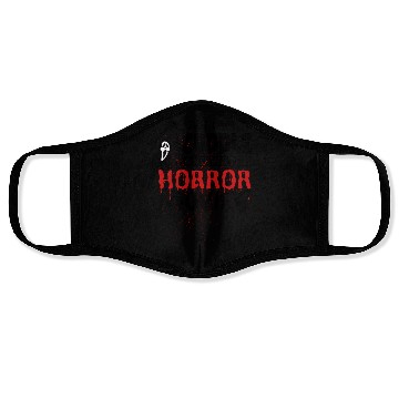 Discover Cuddle and watch horror movies Face Masks