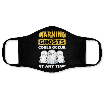 Discover Warning Ghosts Could Occur At Any Time Ghost Face Masks