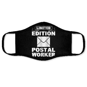 Discover Funny Retired Postal Worker Post Office Worker Face Masks