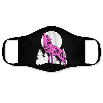 Discover Mountain Wolf Furry Owner Gift Face Masks