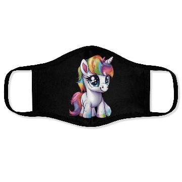 Discover Baby Rainbow Unicorn Face Masks