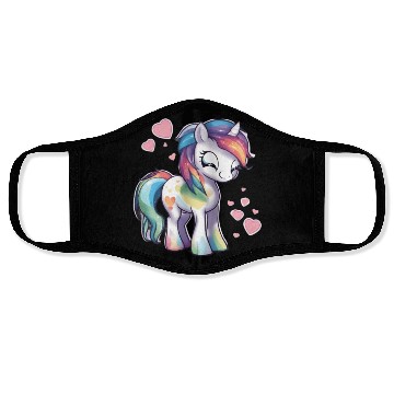 Discover Valentine Pony Face Masks