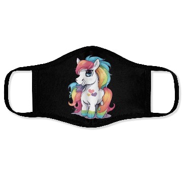 Discover Rainbow Baby Pony Face Masks