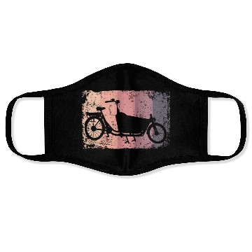 Discover Heavy Load Bike Cargo Bicycle Cargobike Face Masks