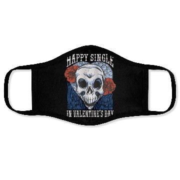 Discover Solo Skull Valentine's Face Masks