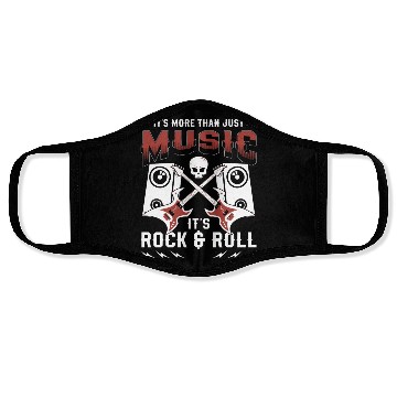 Discover Rock Hard Rock Heavy Metal Rockabilly Face Masks