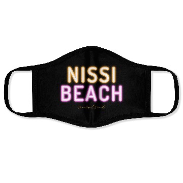 Discover nissi beach sun kissed sand Face Masks